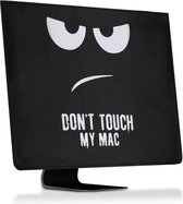 kwmobile Beschermhoes voor beeldscherm - geschikt voor Apple iMac 27" / iMac Pro 27" - Met een vak voor toetsenboard, muis en kabel - in wit / zwart