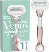 Gillette Venus Deluxe Smooth Sensitive - 1 Scheermes Voor Vrouwen - RoseGold - 1 Scheermesje