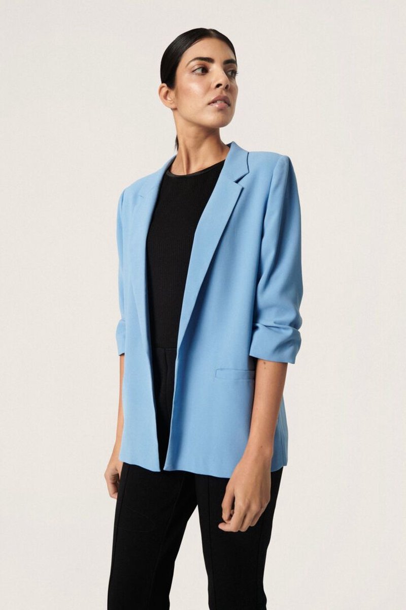 SOAKED IN LUXURY SLShirley Blazer - Allure Blue