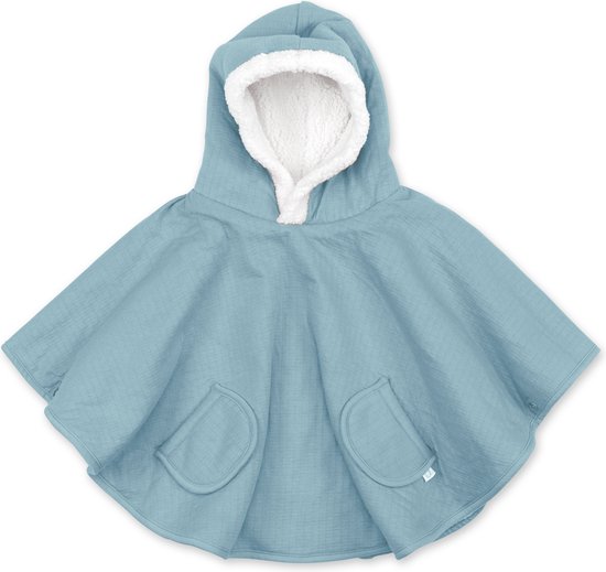 BEMINI Poncho de voyage - 9-36m - Pady tetra jersey + teddy - Wonder