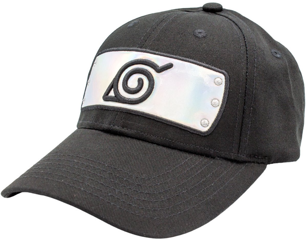 Boruto - Konoha Logo - Baseball Pet - Zwart
