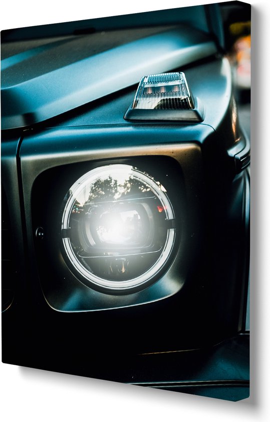 Peinture sur toile de Luxe G-Wagon | 90 x 60 | Salle de séjour | Chambre à coucher | Bureau | Musique | Design | Art | Moderne | ** 4 CM D'ÉPAISSEUR ! EFFET 3D**