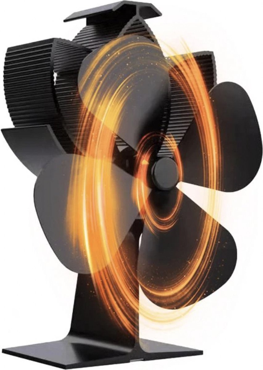 Ventilateur de poêle gratifié - Ventilateur de poêle pour poêle à bois