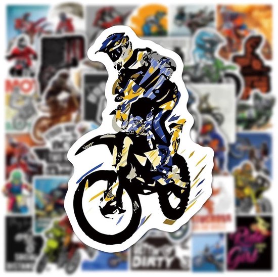 KIT Sticker Motorcross-stickers, 73 stuks