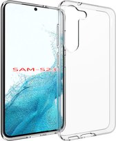 Samsung Galaxy S23 Hoesje - MobyDefend Transparante TPU Gelcase - Volledig Doorzichtig - GSM Hoesje - Telefoonhoesje Geschikt Voor Samsung Galaxy S23