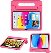 iMoshion Tablet Hoes Kinderen Geschikt voor iPad 10.9 (2022) - iMoshion Kidsproof Backcover met handvat - Roze