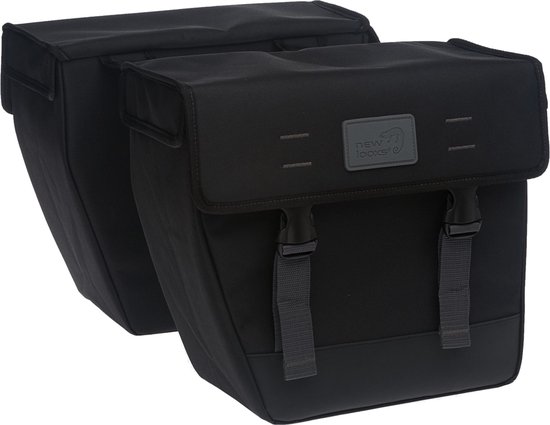 New Looxs Origin Double Hybride Dubbele Fietstas - 33 liter - Zwart van New Looxs — afbeelding 3