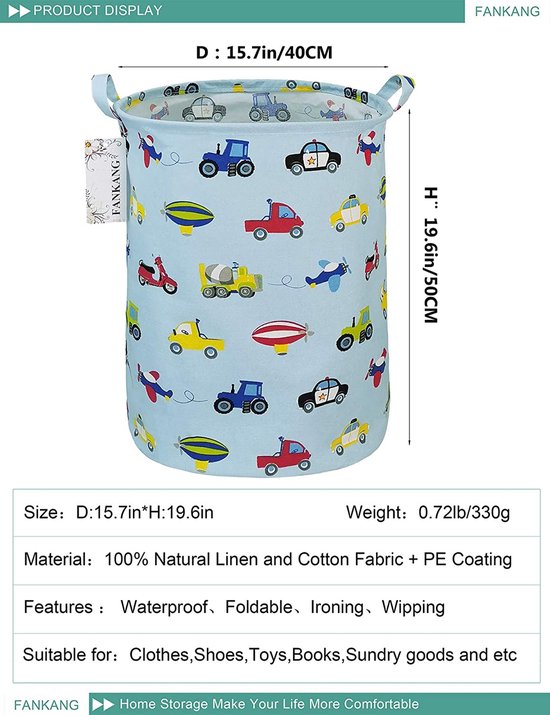 Illustratie Gelukkig Dier Jungle Opbergmand Bin Speelgoed Opbergdoos Doek Plank Mand Kinderkamer Home Decor 15.8x10.6x1.7 inch