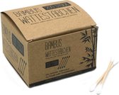Bamboe wattenstaafjes, 4 doosjes van 200 stuks