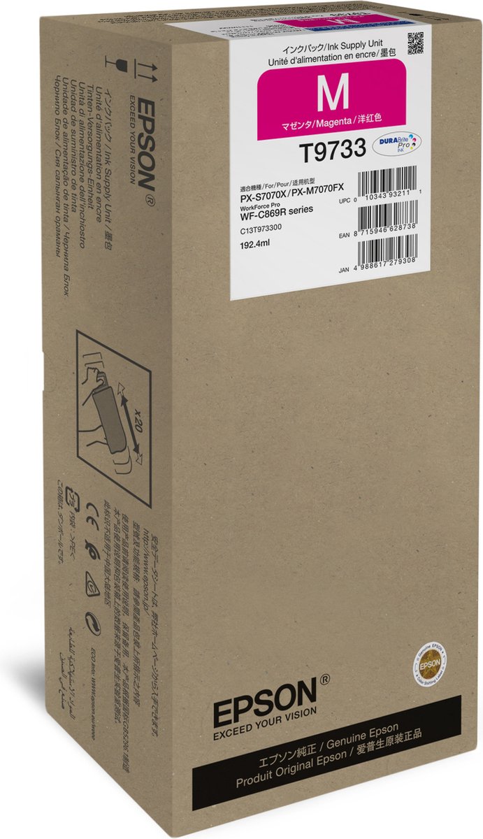 Original Ink Cartridge Epson C13T973300 Magenta