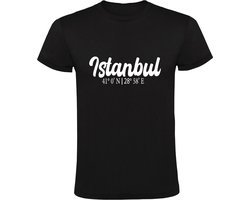 Istanbul Coördinaten Heren T-shirt | Turkije | Vakantie | Shirt