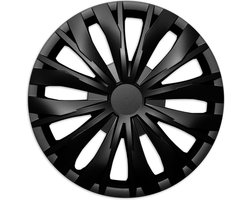 Wieldoppen Lion zwart - 14 inch - 4 stuks