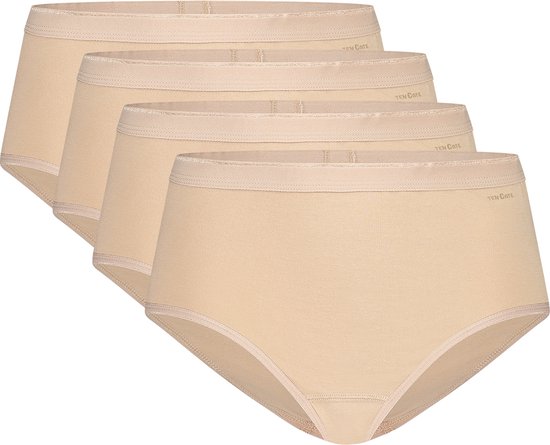 ten Cate Basics midi beige 4 pack voor Dames | Maat XL