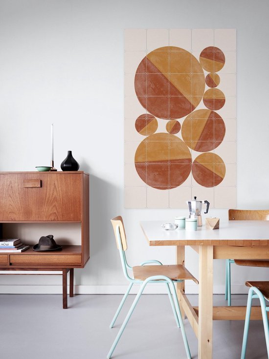 IXXI Burnt Orange Bols - Décoration murale - Abstrait - 80 x 60 cm