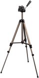 Gouden Hama Star 75 statief, staand, met zwarte poten en kop.