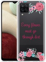 Hoesje Geschikt voor Samsung Galaxy A12 Every Flower