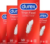 Bol.com Durex Condooms Thin Feel - Extra Thin - 4x 10 stuks aanbieding
