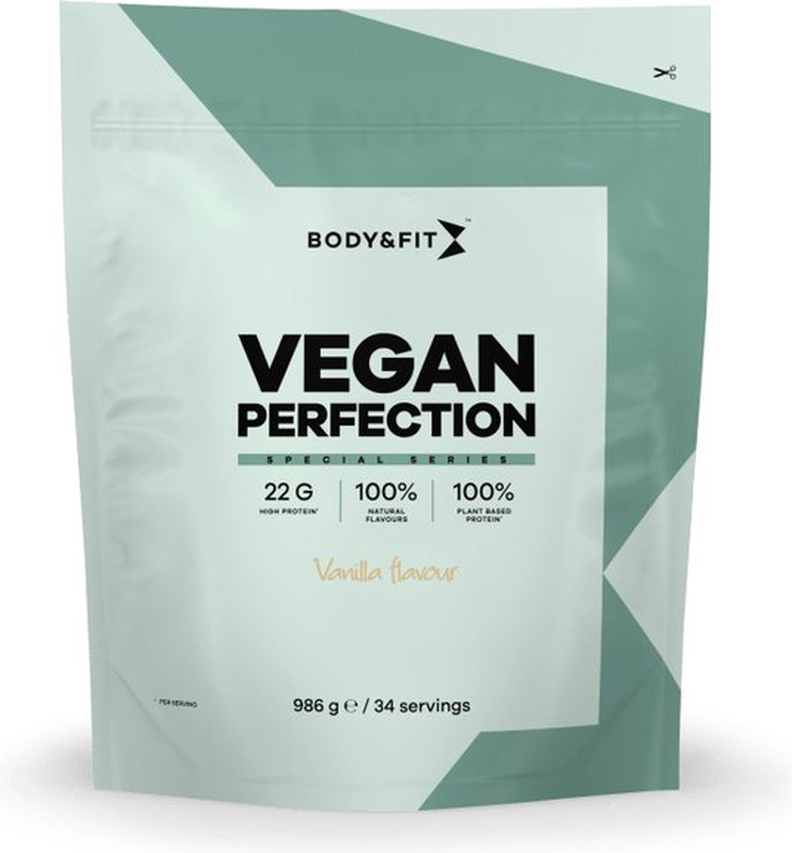 Goedkoopste Body & Fit Vegan Perfection Special Series - Vegan Proteine Poeder - Plantaardige Eiwitshake - Vanille - 986 gram (34 shakes