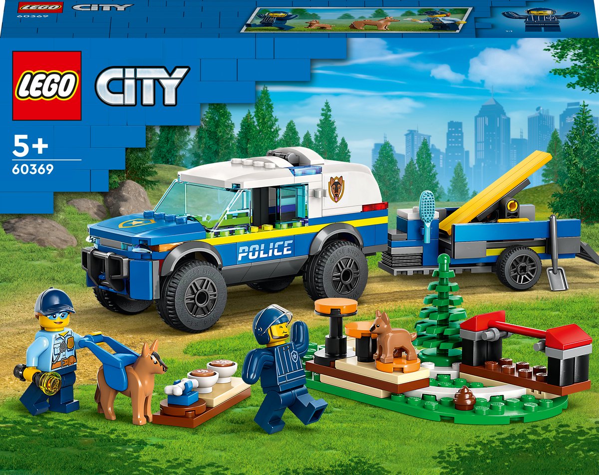 LEGO City Mobiele training voor politiehonden Set - 60369 | bol.com