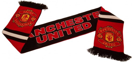 Manchester United Sjaal Rood/Zwart