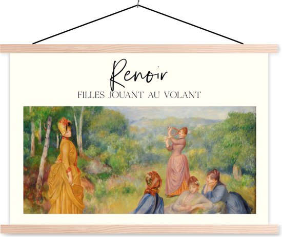 Affiche scolaire - Art - Renoir - Maîtres anciens - 150x100 cm - Lattes vierges