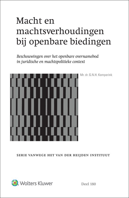 Macht en machtsverhoudingen bij openbare biedingen - cover