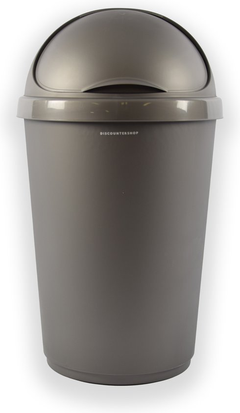 Prullenbak Decor Walther Basic 7 L Met deksel RVS Mat Prullenbak Decor Walther Basic 7 L Met deksel RVS Mat