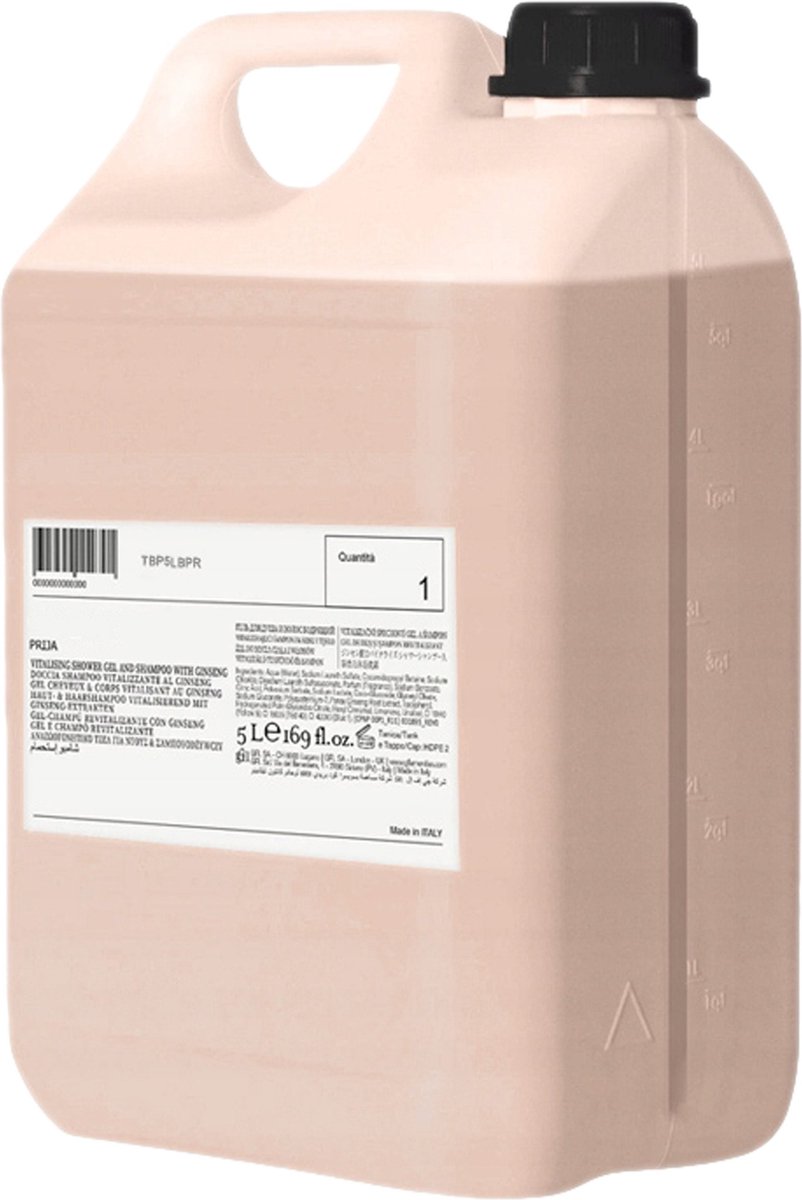 Goedkoopste PRIJA Voedende badlotion met gouddeeltjes, romig schuim, ginseng 5l