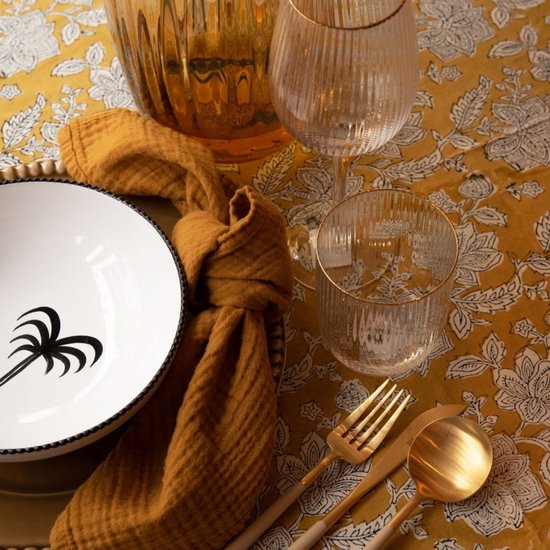 Lyngby Glas - Verre à vin vin blanc Palermo bord doré (lot de 4) - Verres à vin