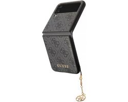 Guess 4G Charms Back Cover - Geschikt voor Samsung Galaxy Z Flip 4 (F721) - Grijs