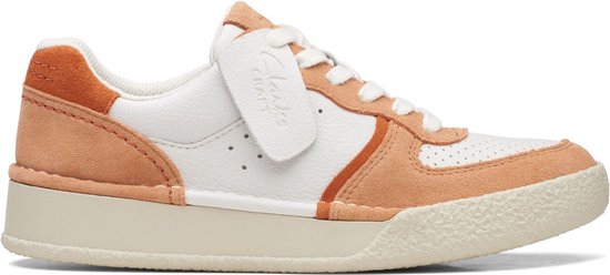 Clarks Dames Un Rio sneakers met ritssluiting, wit leer, 41 EU