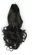 Brazilian Ponytail Zwart - #1b - 40cm - Paardenstaart - Haarverlenging - Extensions - Wavy - 1b# - Haarstuk - 16'' - 16 inch - Zwart