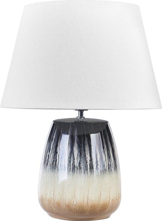 CIDRA - Lampe de table - Grijs - Céramique