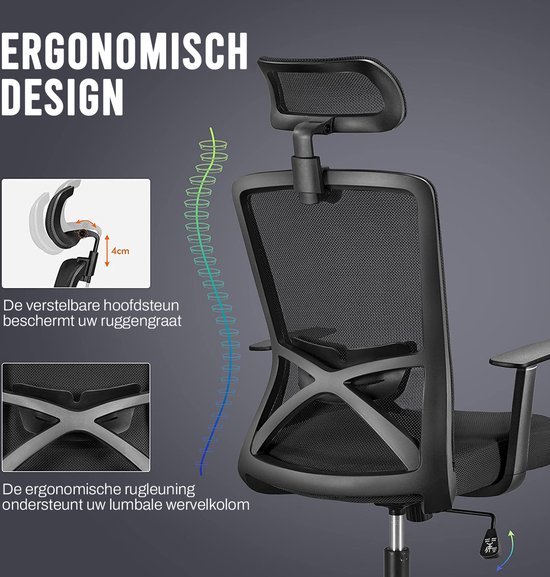 Ergonomische Bureaustoel Bureaustoelen voor Volwassenen - Office Chair