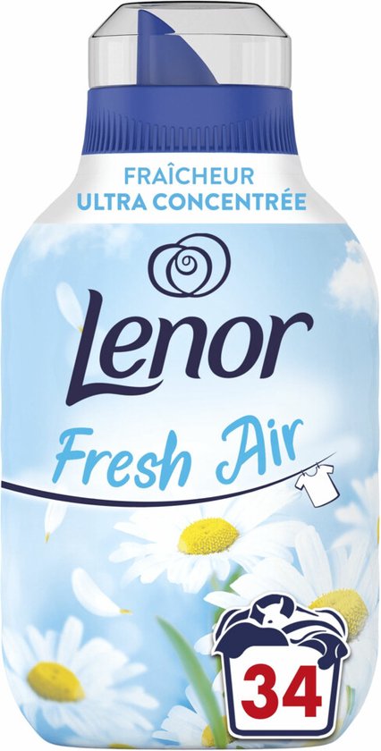 Lenor - Adoucissant concentré - Fresh' Air - Jardin en Fleurs - 34  lavages(476mL)