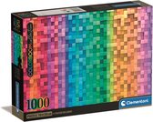 Clementoni Legpuzzel - Colorboom Collection Pixel - Puzzel 1000 stukjes - 70 x 50 cm - Voor Volwassenen en Kinderen vanaf 14 jaar
