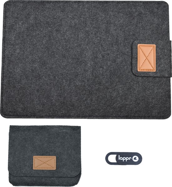 tweedehands alleen sokken LAPPR - Scripta - Laptoptas - Laptophoes - Laptop Sleeve - Vilt -  Laptophoes 15 6 inch... | bol.com