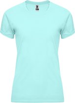 T-shirt sport femme vert menthe manches courtes marque Bahreïn Roly taille L
