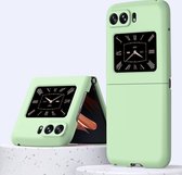Mobigear Hoesje geschikt voor Motorola Razr (2022) Telefoonhoesje Hardcase | Mobigear Colors Backcover | Razr (2022) Case | Back Cover - Mint
