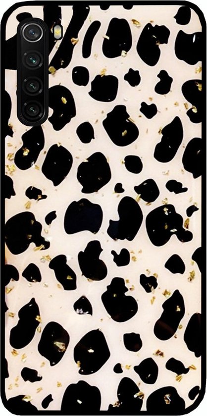 Coque arrière en Siliconen ADEL pour Xiaomi Redmi Note 8T - Leopard Bling Glitter