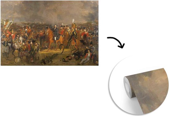La bataille de Waterloo - Peinture de Jan Willem Pieneman photo papier peint vinyle 600x400 cm - Tirage photo sur papier peint