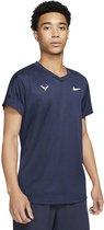 NIKE Court Rafa Challenger T-shirt à manches courtes Homme Blauw - Taille XL