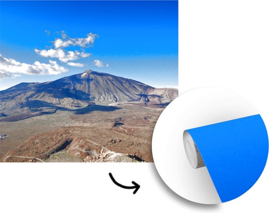 Papier peint Papier peint photo Tenerife - Grand volcan espagnol sur Tenerife largeur 260 cm x hauteur 260 cm - Impression photo sur papier peint vinyle (disponible en 7 formats) - chambre/séjour/bureau