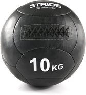 STRIDE - Elite Medicine Ball - Cuir synthétique - Noir - 10kg