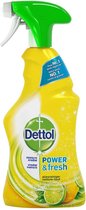 Dettol Power & Fresh - Spray tout usage - Sparkling Citroen & Lime - 500 ml
