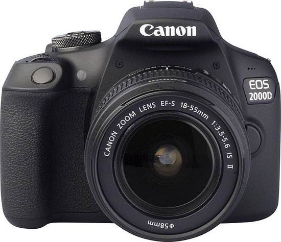 Canon EOS 2000D - Spiegelreflexcamera - + 18-55mm f/3.5-5.6 IS II-lens
