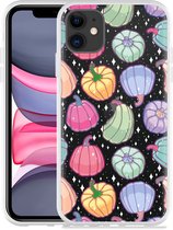 Geschikt voor Apple iPhone 11 Hoesje Magische Pompoenen - Designed by Cazy