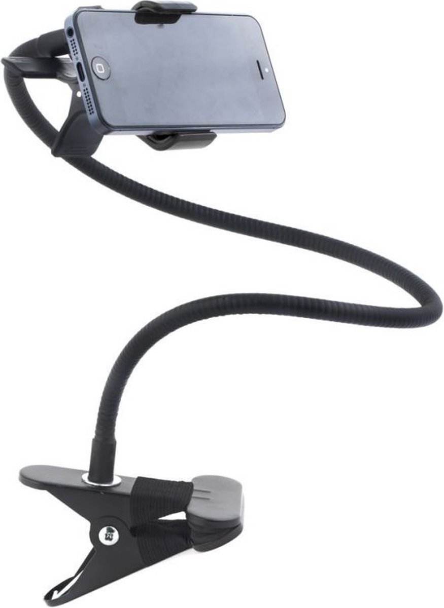 Kikkerland Flexibele smartphonehouder – Telefoniehouder – Universeel – Voor iPhone en Samsung – Selfiestick – Smartphone-accessoires