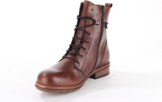 Dames Enkellaars Wolky 0443220-430 Murray Cognac - Maat 37 | bol