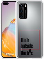 Huawei P40 Hoesje Think outside the Box Designed by Cazy